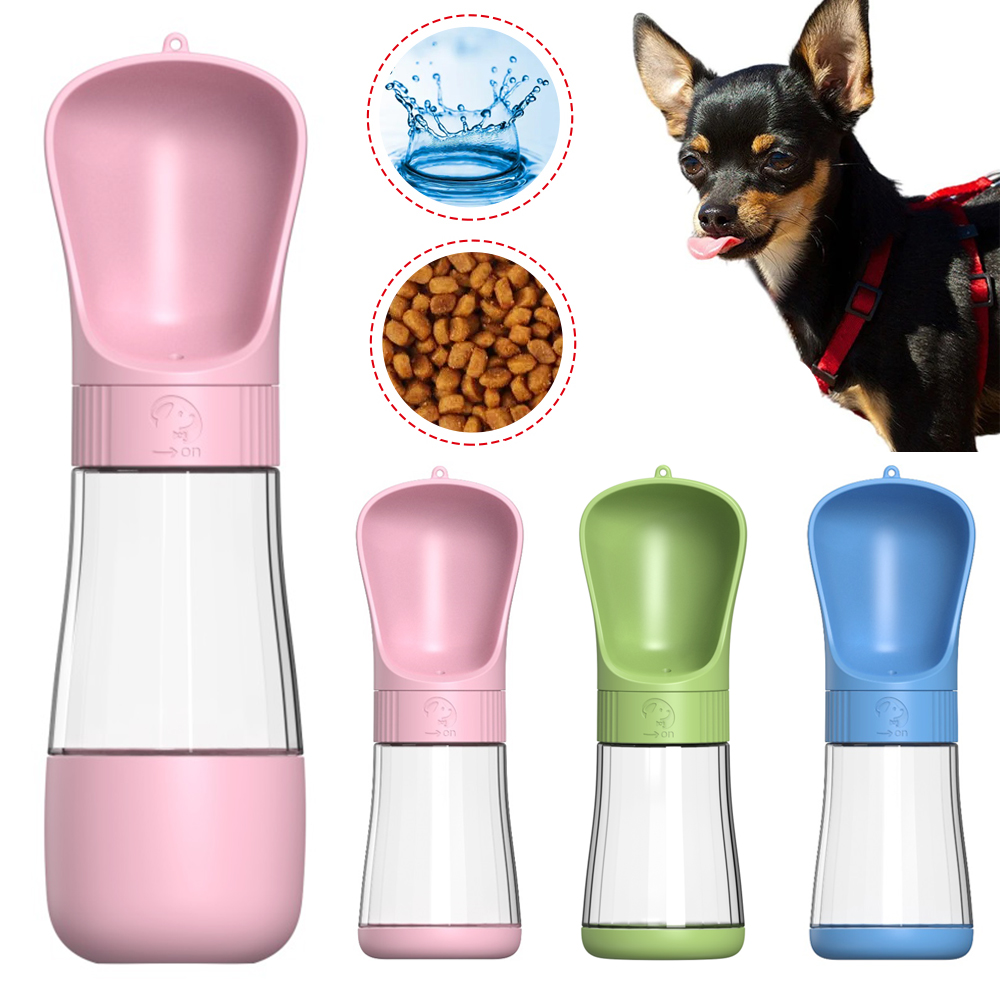 Pet Supplies Outlet - 2-in-1 tragbare Hundewasserflasche für kleine große