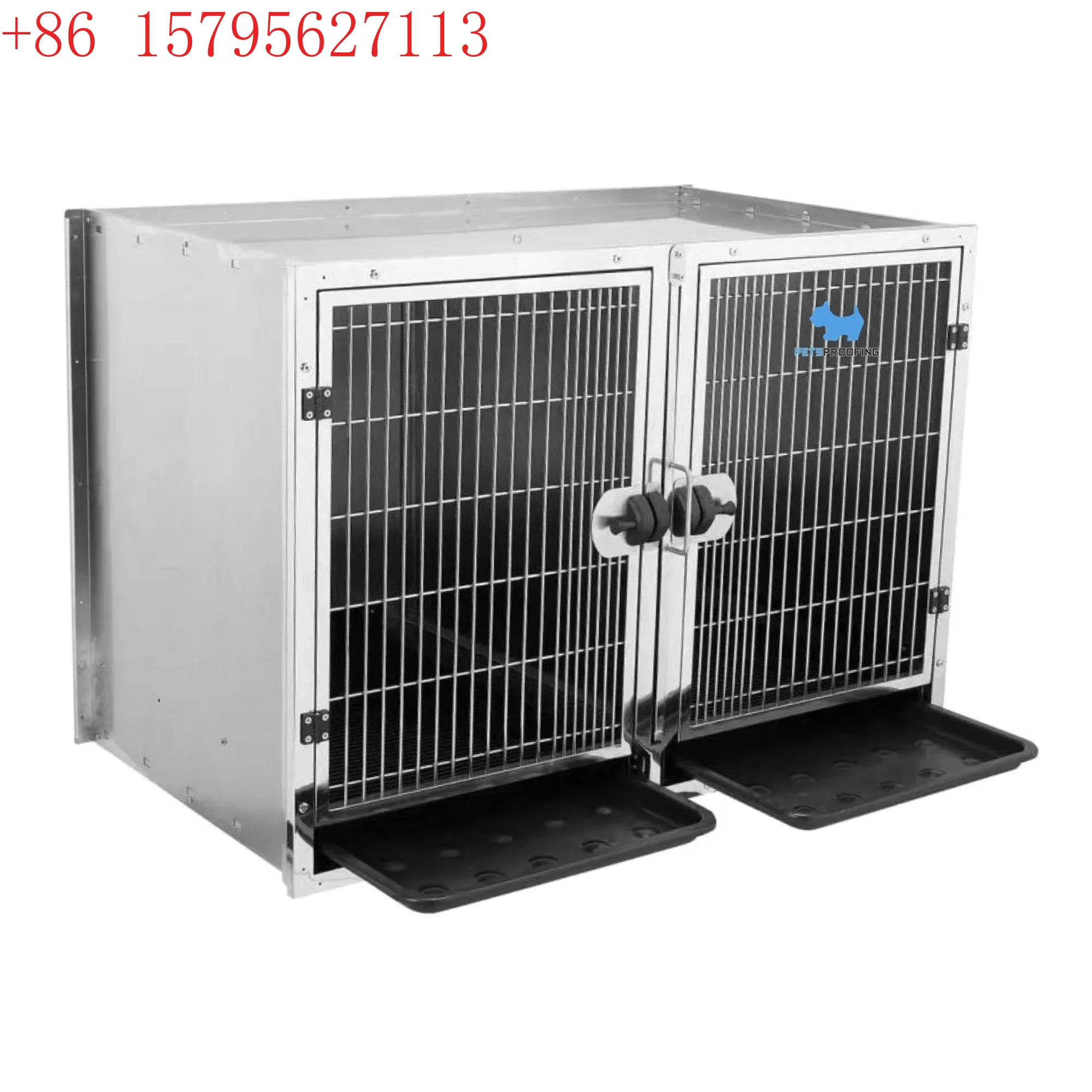 Pet Supplies Vet Clinic - Petproofing Multifunktions-Medizin-Krankenhaus-Klinik, Doppeltür, Metall, Tier, Hund,
