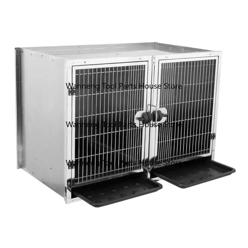 Pet Supplies Vet Clinic - Petproofing Multifunktions-Krankenhausklinik Doppeltür Metall Tier Hund