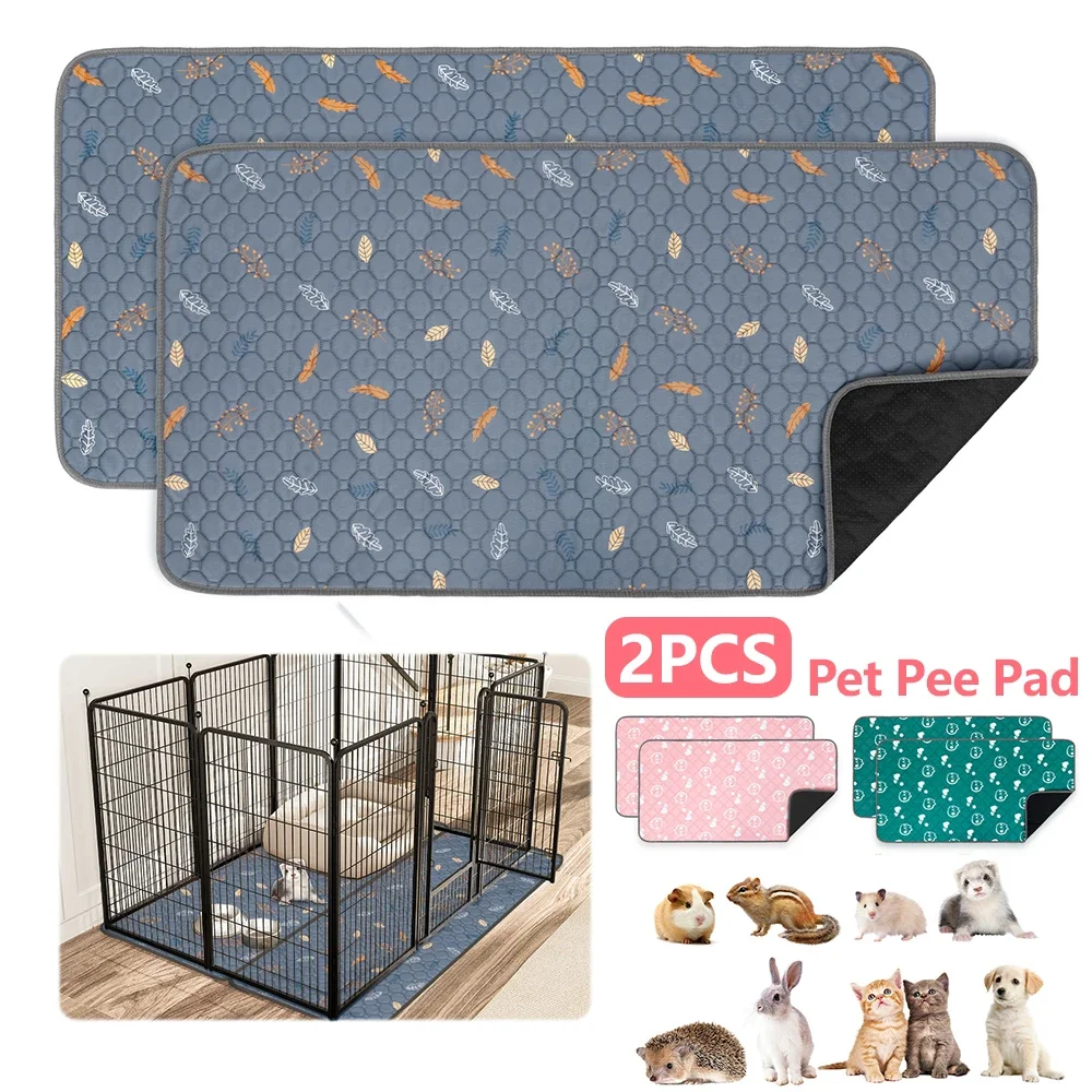 Pet Supplies Outlet - 2 Stück Meerschweinchen-Pipi-Unterlage 47x24 Zoll Welpen-Kätzchen-Decke