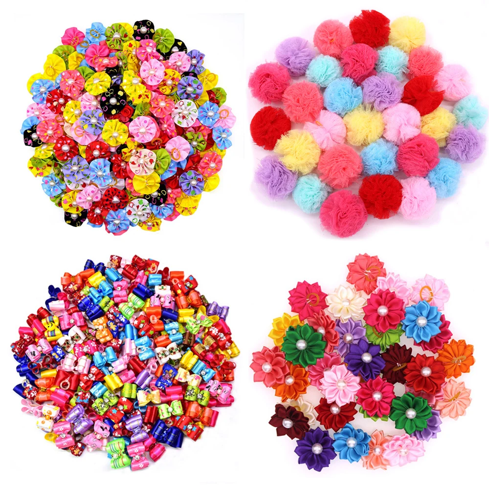 20PCS Haustier Bögen Hund Haar – Pet Supplies Hours Bewertung und Preis